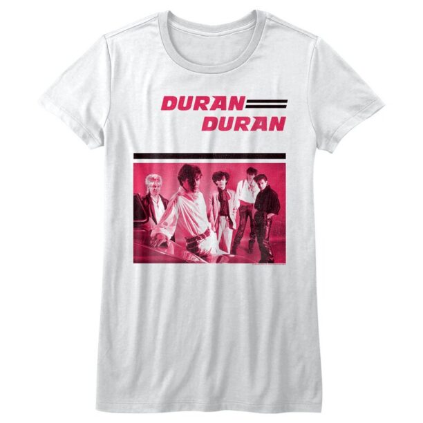 Duran Duran T-Shirt Vintage Women's White T-Shirt 1981 Album New Wave TShirt Vintage Band T-Shirt Womens TShirts Gift