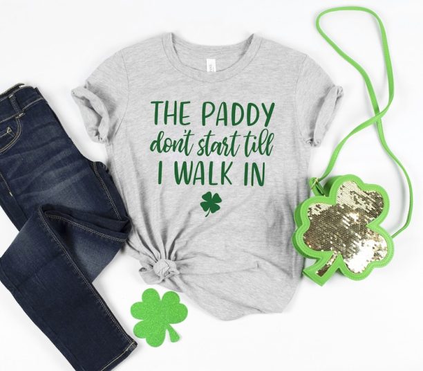 The Paddy Don't Start Shirt,Funny St. Patrick's Day Shirt,Shamrock Tee,Patrick's Day Gift