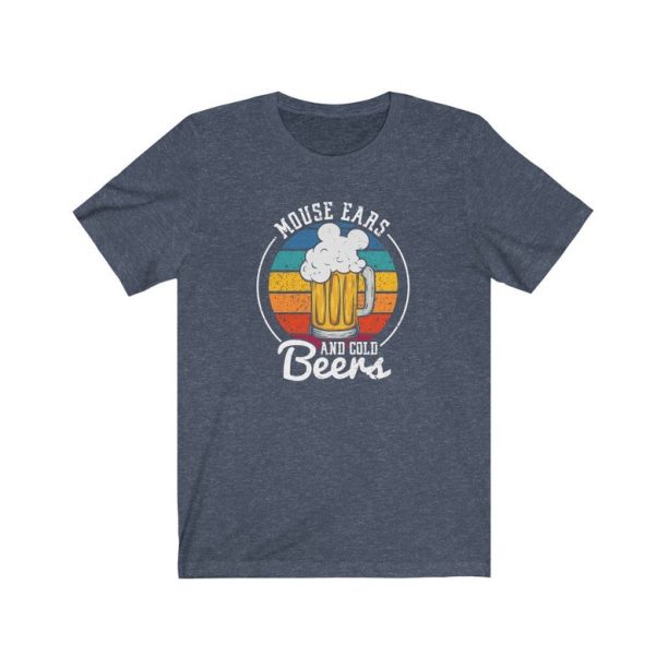 Mouse Ears and cold beers Tee, Disney Beer Shirt, Mickey Beer Shirt, Disney Funny Shirt, Drunk Mickey Shirt