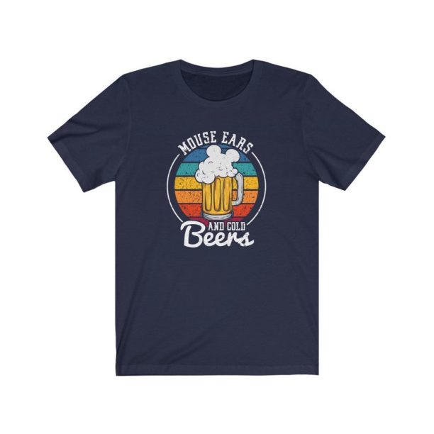 Mouse Ears and cold beers Tee, Disney Beer Shirt, Mickey Beer Shirt, Disney Funny Shirt, Drunk Mickey Shirt