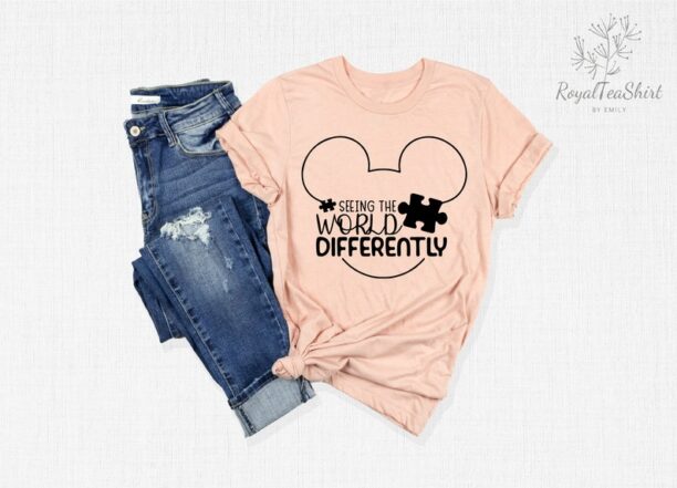 Autism Seeing The World Differently Shirt, Disney Autism Awareness Shirt, Disney Autism Month Shirt