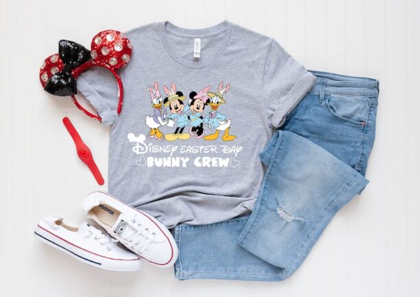 Disney Easter Day Bunny Crew Shirt, Bunny Crew Easter Day Disney Short Sleeve T Shirt, Disney Easter Day Shirt