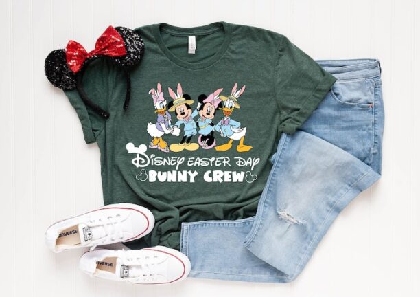 Disney Easter Day Bunny Crew Shirt, Bunny Crew Easter Day Disney Short Sleeve T Shirt, Disney Easter Day Shirt