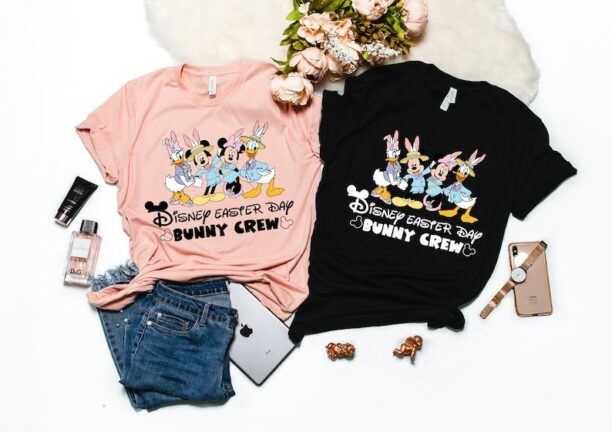 Disney Easter Day Bunny Crew Shirt, Bunny Crew Easter Day Disney Short Sleeve T Shirt, Disney Easter Day Shirt