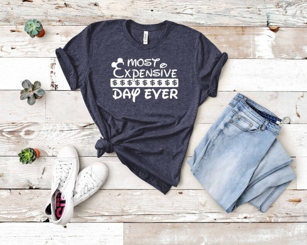 Most Expensive Day Ever T-shirt, Mickey Shirt, Funny Disney Saying Shirt, Funny Disney Trip Tee