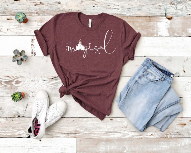 Magical Shirt, Vacation Shirt, Funny Shirt, Women's Shirt Disney Magical T-shirt, Disney Shirts, Mickey Shirts