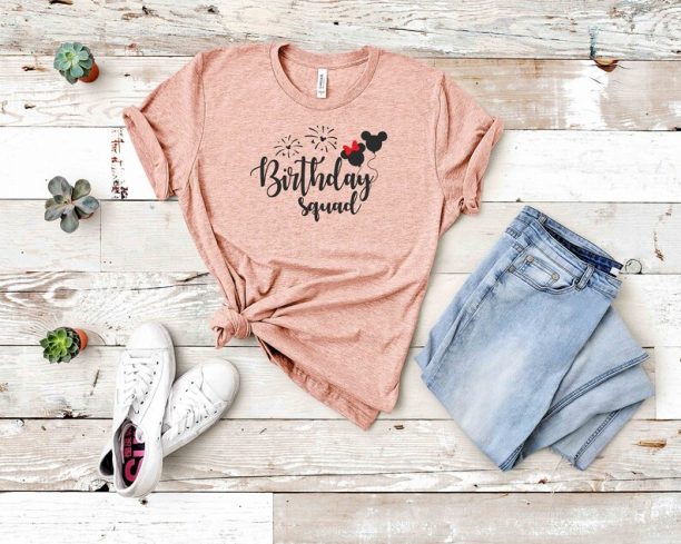 Disney Birthday squad, Disney Birthday Trip, Disney Family Birthday Shirts, Disney boy/girl birthday shirt