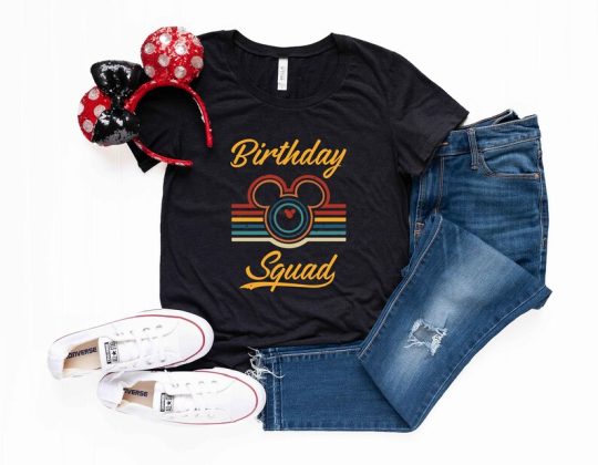 Disney Birthday squad, Disney Birthday Trip, Disney Family Birthday Shirts, Disney boy/girl birthday shirt