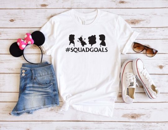 Squad Goals Tshirt, Disney Family and couple tshirt, gift for him and her, #squadgoals, Disney squad goals Family Shirts