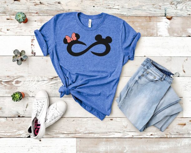 Mickey And Minnie Infinity T-shirt, Disney Infinity Tee, trip Shirt, Disney Mickey Mouse Shirt, infinity Shirt