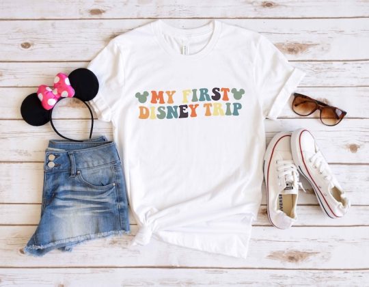 My First DisneyWorld Trip Shirt, My 1st Disney Trip, Mickey Disney Shirt, Disney Vacation tee