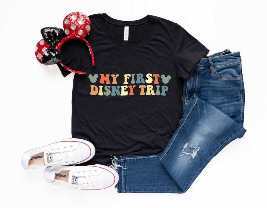 My First DisneyWorld Trip Shirt, My 1st Disney Trip, Mickey Disney Shirt, Disney Vacation tee