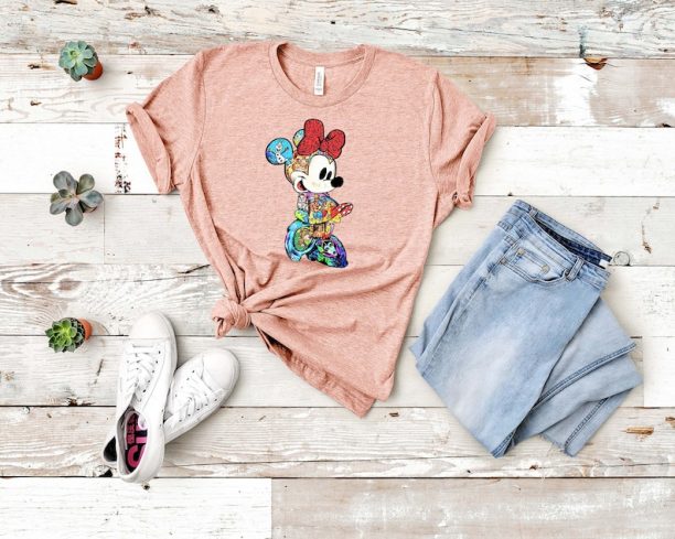 Mickey and Minnie shirt,Castle Shirt, Disney Shirts, Vacation Shirt, Cute Disney Shirts, Mickey Minnie 2023 Couple Shirt