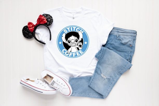 Stitch Coffee Shirt, Lilo And Stitch Shirt, Stitch Starbucks Shirt, Disney Family Trip Shirts, Family Shirts