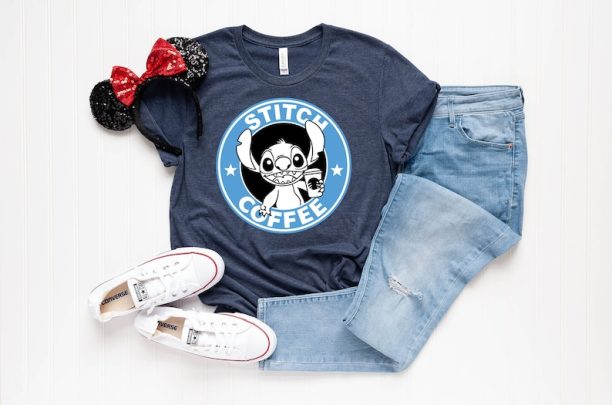 Stitch Coffee Shirt, Lilo And Stitch Shirt, Stitch Starbucks Shirt, Disney Family Trip Shirts, Family Shirts