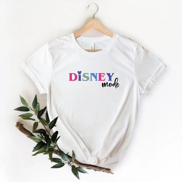 Disney Mode With Mickey and Minnie Mouse Shirts, Unisex Family Kids Adult Vacation Shirt