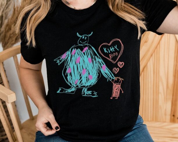 Disney and Pixar’s Monsters Inc Cute Sulley Kitty and Boo Shirt