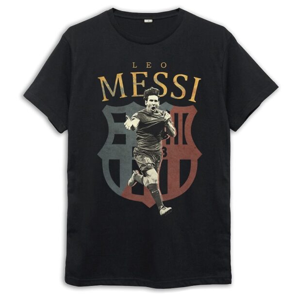 Lionel Messi T-Shirt , Men's Women's Sizes , 100% Cotton Tee (MES-852002)
