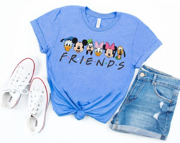 Disney Mickey and Friends themed tshirt, Disney Family and couple tshirt