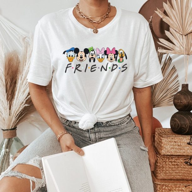 Disney Mickey and Friends themed tshirt, Disney Family and couple tshirt