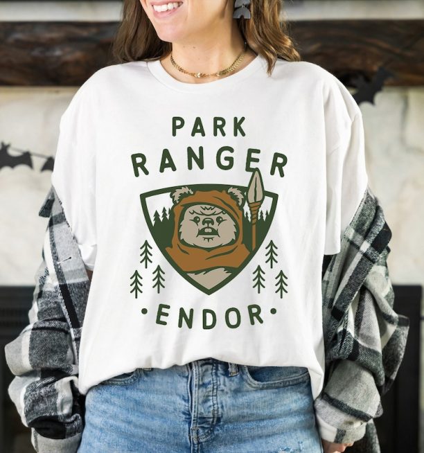 Star Wars Ewok Park Ranger Endor T-Shirt Star Wars Movie Trip Vacation Holiday Family Trip Unisex T-Shirt Kid shirt Gift