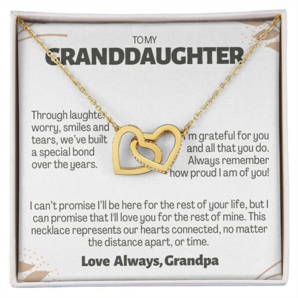 Granddaughter Necklace, Granddaughter Jewelry Grandpa, To My Granddaughter, Granddaughter Gifts