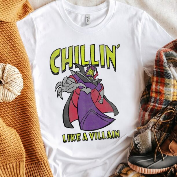 Retro Disney Pixar Toy Story Zurg Chillin Villain Shirt, Disneyland Vacation Trip