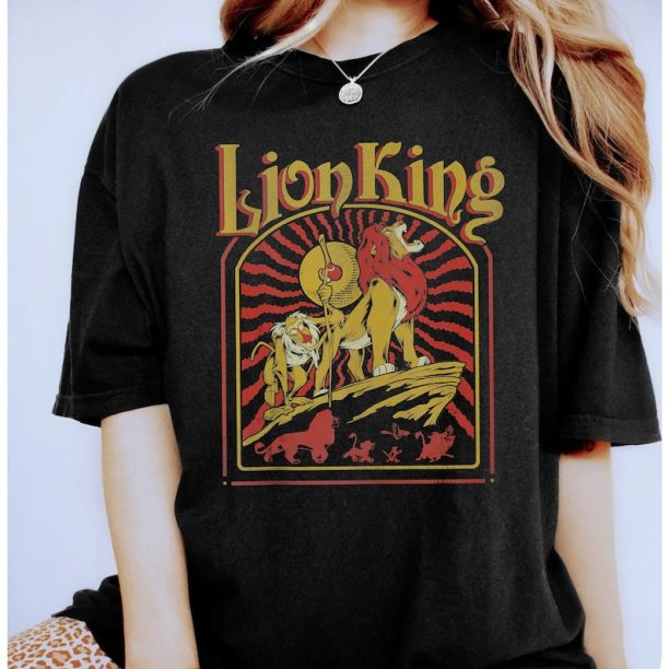 Retro Disney The Lion King Pride Rock Sunset Shirt