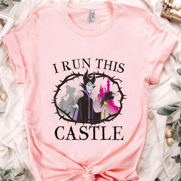 Disney Villains Sleeping Beauty Maleficent Runs This Castle Shirt