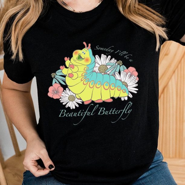 Disney Pixar A Bug’s Life Heimlich Beautiful Butterfly Shirt Magic Kingdom Holiday Unisex T-shirt Family Birthday Gift