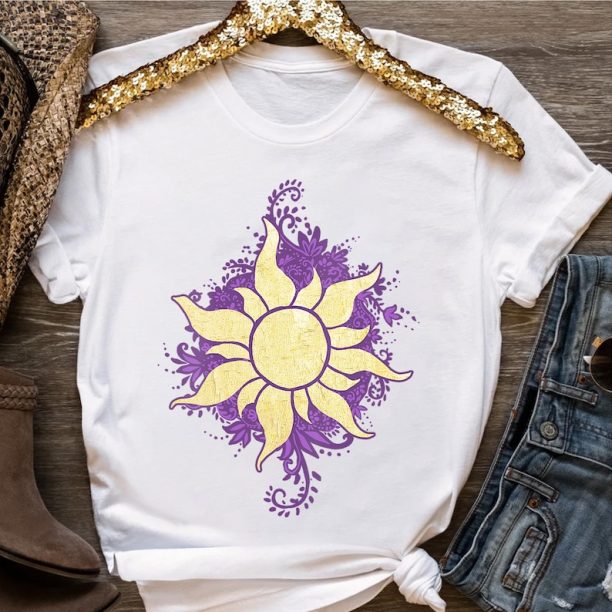 Disney Tangled Princess Rapunzel Sunshine Doodle Shirt