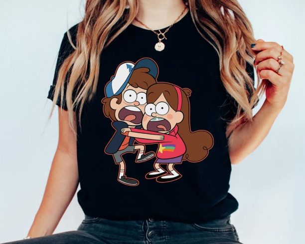 Disney Gravity Falls Dipper and Mabel Pines Shirt, Disneyland Vacation Trip