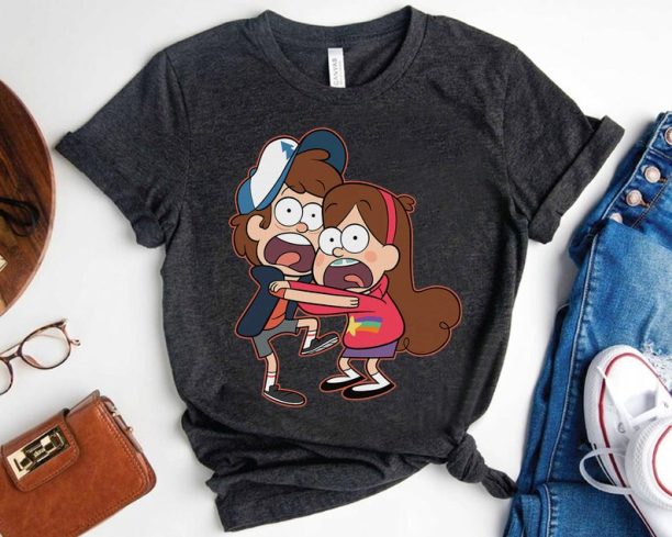 Disney Gravity Falls Dipper and Mabel Pines Shirt, Disneyland Vacation Trip