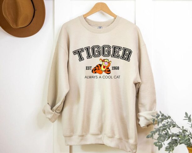 Tigger Est 1968 Cool Cat Shirt Winnie The Pooh Walt Disney World T-shirt Magic Kingdom Tee Disneyland Family Vacation