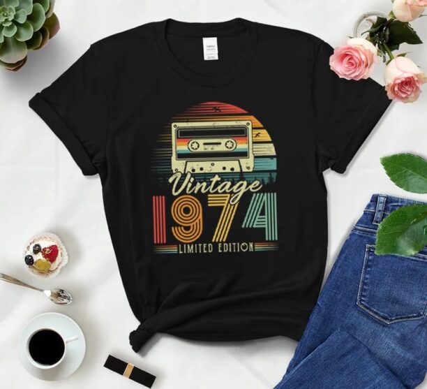 48th Birthday Shirt,Vintage 1974 Shirt,48th Birthday Gift For Women,48th Birthday Gift For Men,48th Birthday Best Friend