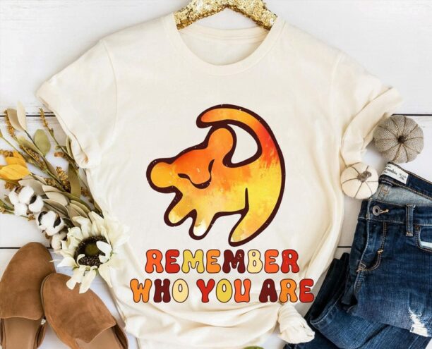 Simba Remember Who You Are Shirt The Lion King Retro Disney T-shirt Walt Disney World Magic Kingdom Park Disneyland