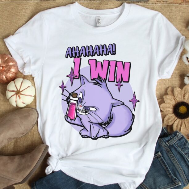 Retro Disney Emperor's New Groove Yzma Cat Ahaha I Win T-shirt, Disneyland Trip