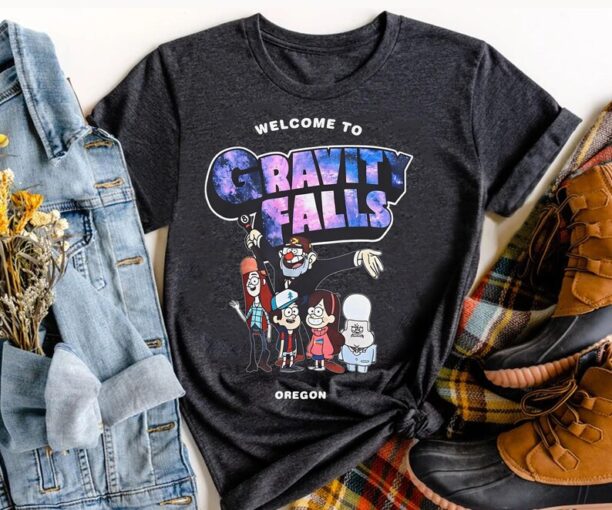 Welcome To Gravity Falls Oregon Shirt / Walt Disney World T-shirt / Disneyland Family Vacation Trip Outfit / Magic