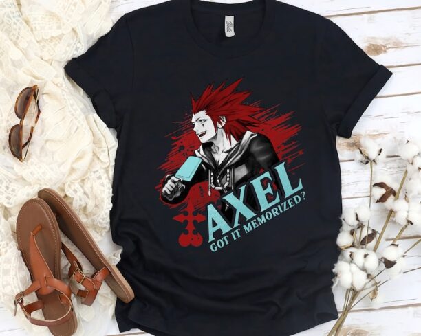 Disney Kingdom Hearts Axel Got It Memorized T-shirt