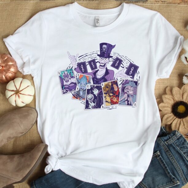 Disney Villains Dr Facilier Playing Cards Maleficent Ursula Shirt