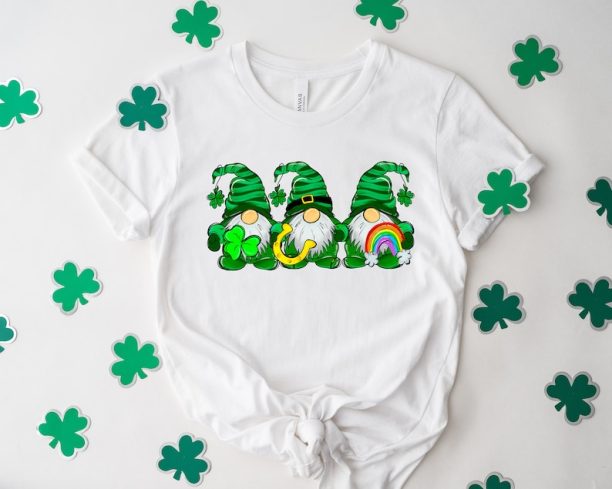 St Patrick's Day Gnomes Shirt, Gnomes Shirt, Happy St Patrick's Day Shirt, Clover Shirt, St Patrick's Day Shirt