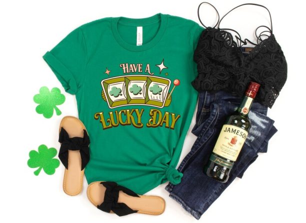 It's A Good Day To Have A Lucky Day T-shirt, Patrick’s Lucky Tee , St. Patty's Day Shirts, Lucky Shamrock Shirt