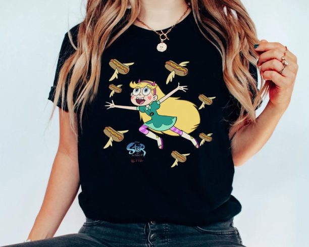 Disney Channel Star vs The Forces of Evil Hot Dog Shirt