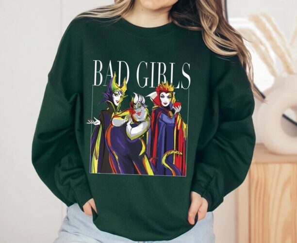 Disney Villains Bad Girls Group Ursula Maleficent Evil Queen Shirt / Walt Disney World T-shirt / Disneyland Family