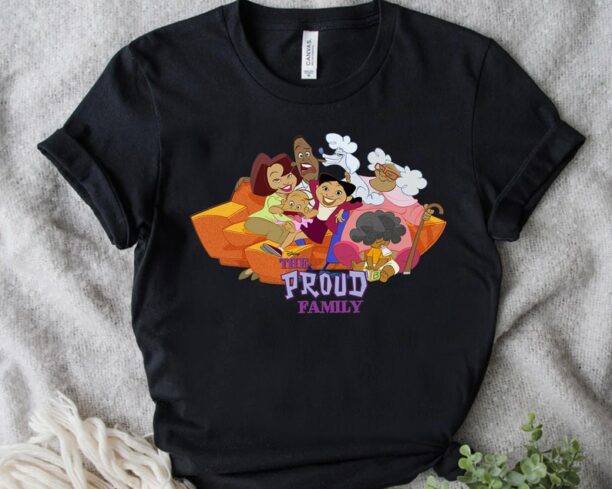 Disney Channel The Proud Family Characters T-shirt, Penny Proud Oscar Proud Tee