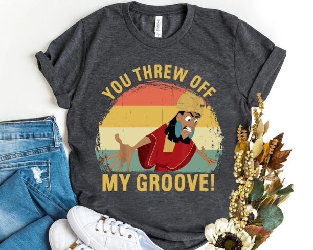 Disney Emperor's New Groove Kuzco Thrown Off Graphic T-shirt, Disneyland Trip Tee