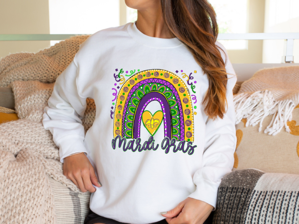 Mardi Gras Love Hearts Shirt,Mardi Gras Shirt,Fat Tuesday Shirt,Flower de luce Shirt,Louisiana Shirt