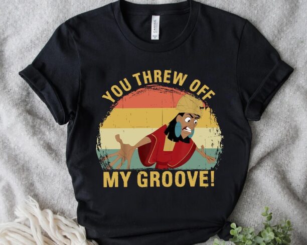 Disney Emperor's New Groove Kuzco Thrown Off Graphic T-shirt, Disneyland Trip Tee