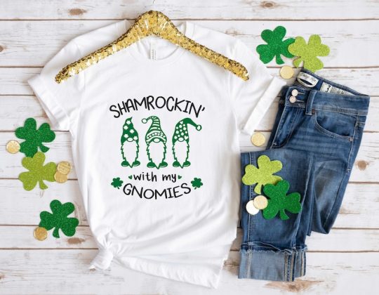 Lucky Shamrockin Gnomes Patrick Day Shirt, Lucky Shirt, Patrick Day Shirt, Shamrock Shirt, St Patrick Day Shirt