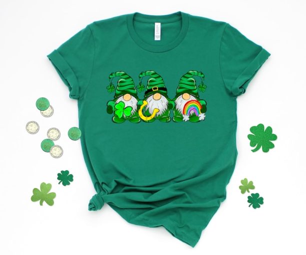 St Patrick's Day Gnomes Shirt, Gnomes Shirt, Happy St Patrick's Day Shirt, Clover Shirt, St Patrick's Day Shirt